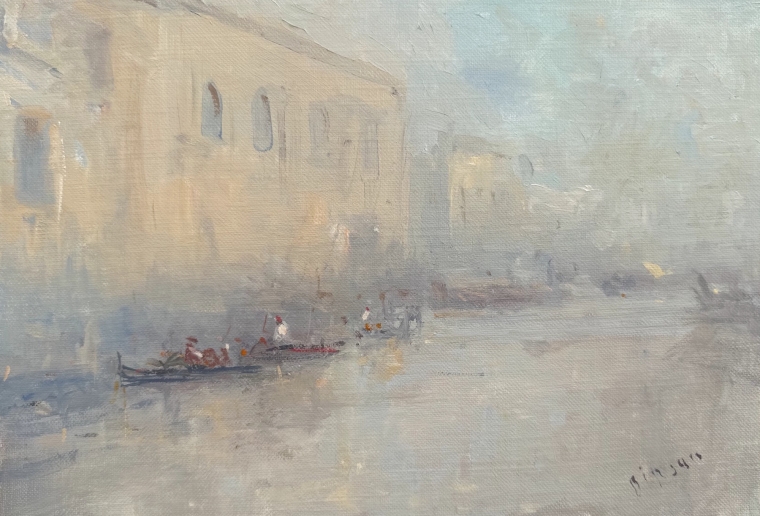Venice, Original oil Painting, Museum Quality, One of a Kind          
